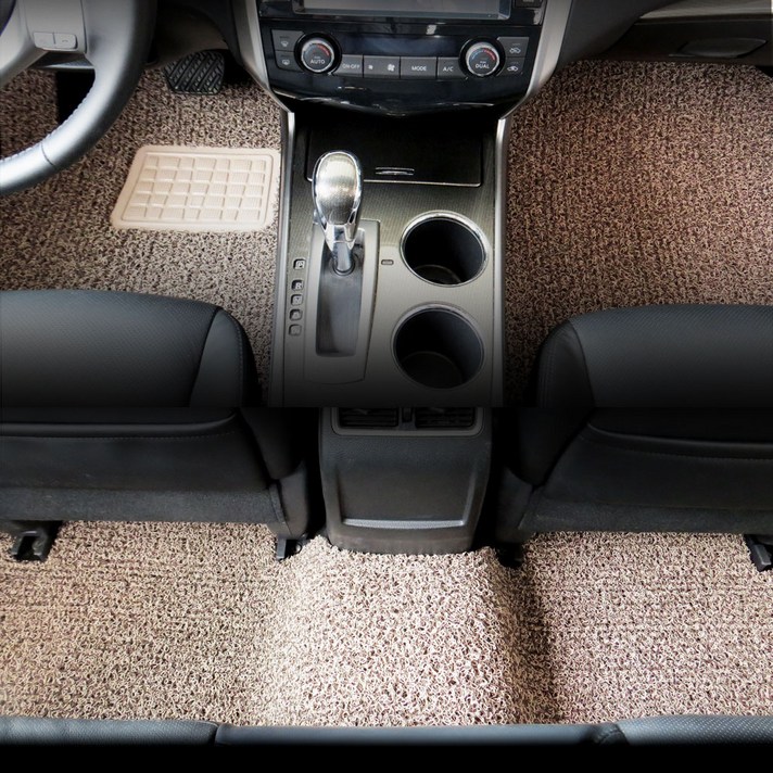 순수카매트 코일 확장형 베이지브라운 현대, 제네시스 G70(2륜/3p)