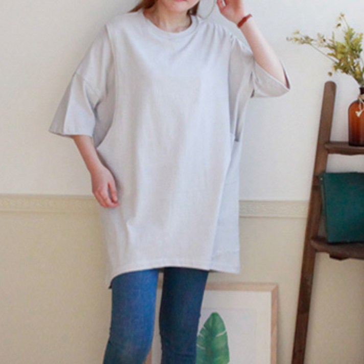 에베쏘 S스무디반팔 수유복 롱티 2036