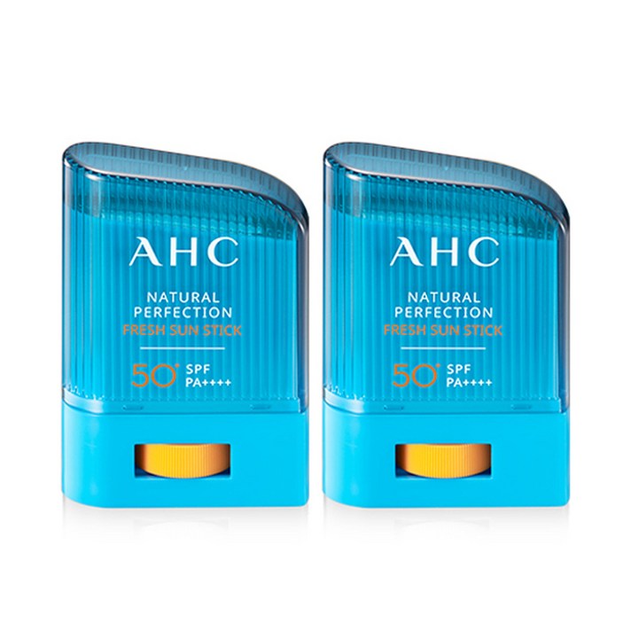 A.H.C 내추럴 퍼펙션 프레쉬 선스틱 SPF50+ PA++++, 14g, 2개
