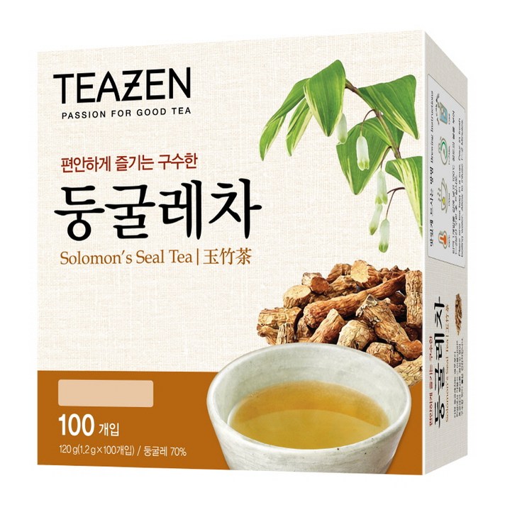 티젠 둥굴레차, 1.2g, 100개