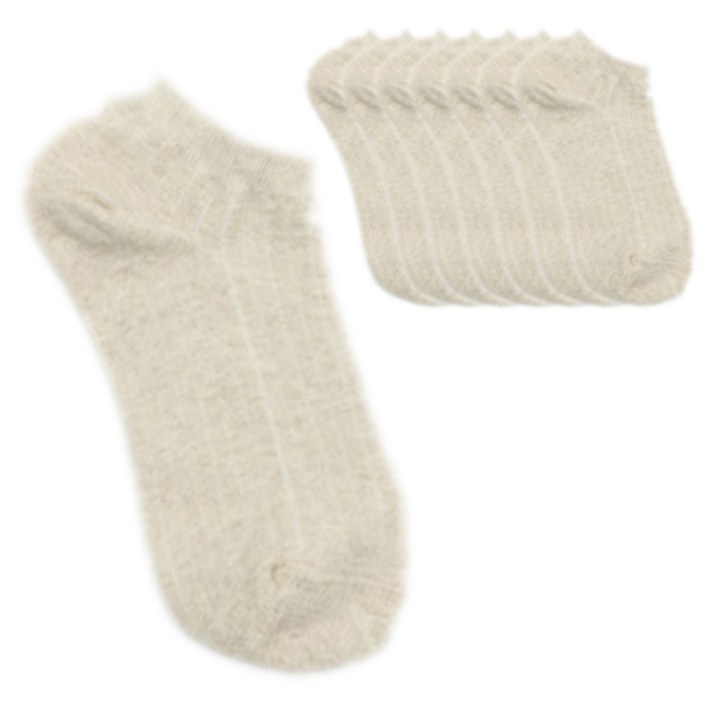 두발로 여성용 멜란지스니커즈 양말 8켤레