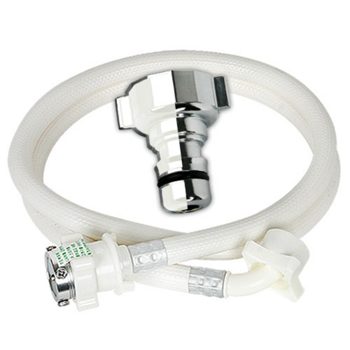 와이넷 PVC 커플링 세탁기호스 1.3M + 세탁기 커플링, 1세트