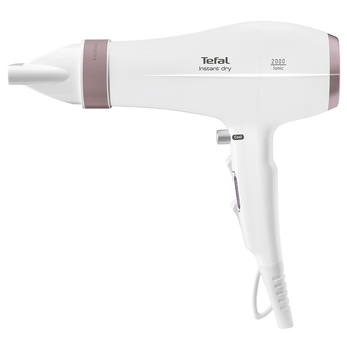 테팔 프리미엄 케어 무빙에어 헤어 드라이어, HV6076K0, 혼합 색상