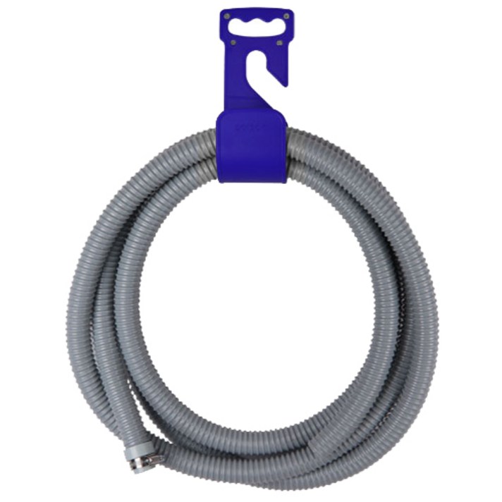 와이넷 세탁기 배수 연장호스 5m 정리대세트 블루, 1세트