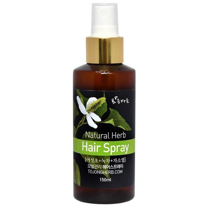 토종마을 어성초자소엽녹차 헤어스프레이, 150ml, 1개