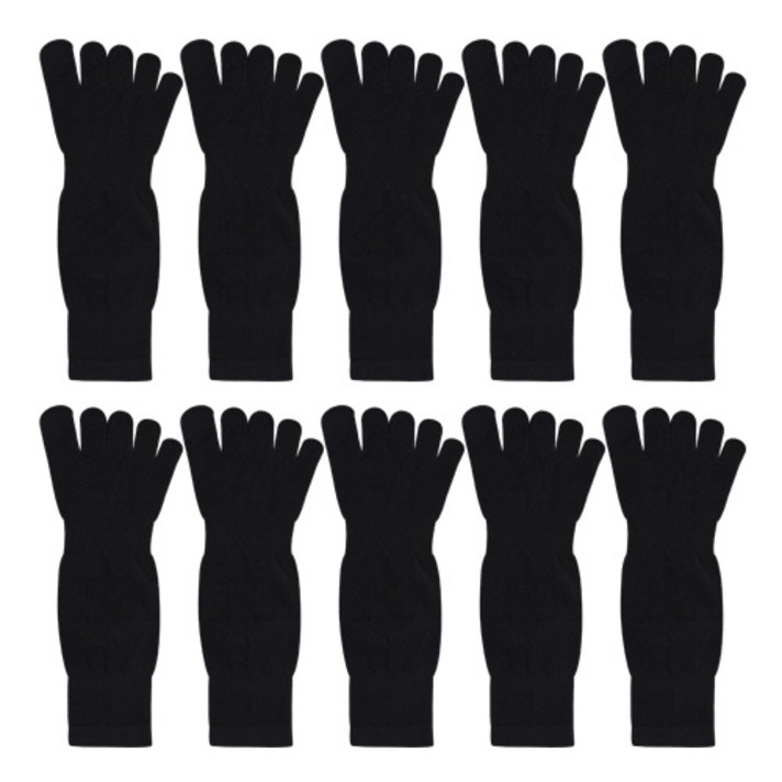 두발로 남성용 럭셔리 장목 발가락 양말 10켤레