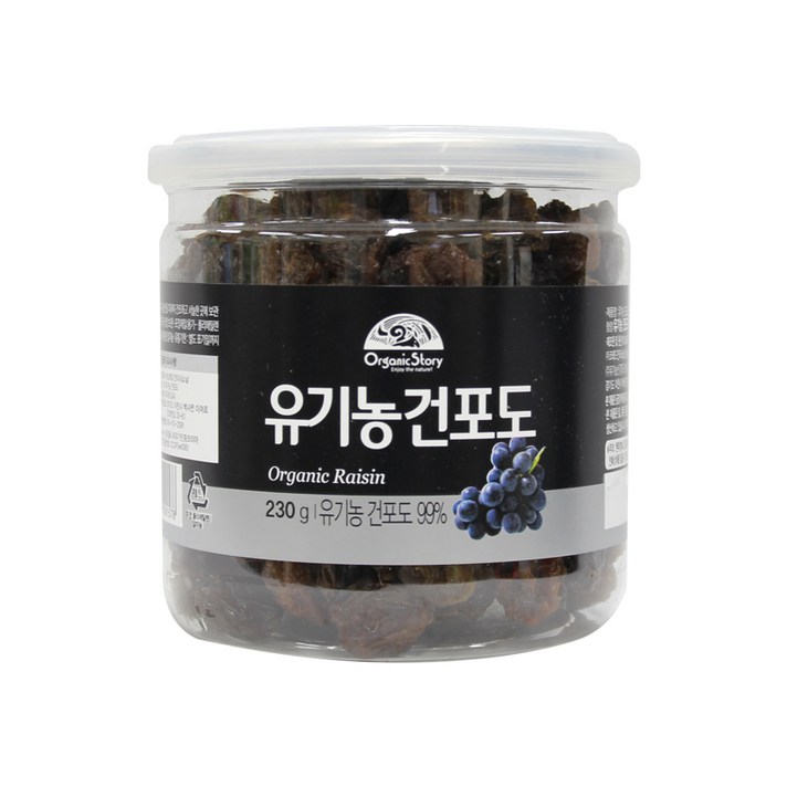 오가닉스토리 유기농 건포도, 230g, 1개