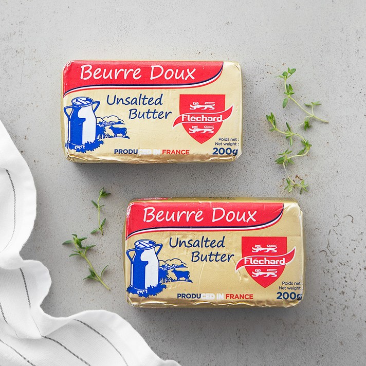 프리차드 무염 버터, 200g, 2개