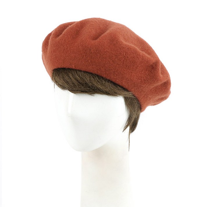 아이엠캡 베이직 울 꼭지 베레모