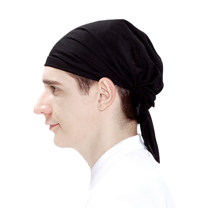 주방용 쿨스판 두건, 블랙, 5개