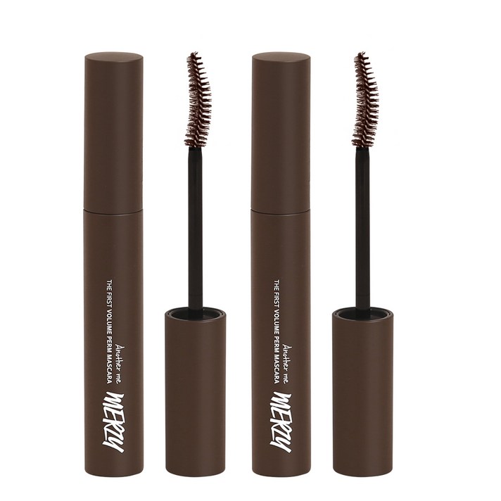 머지 더 퍼스트 볼륨 펌 마스카라 8ml, VM2 BROWN, 2개