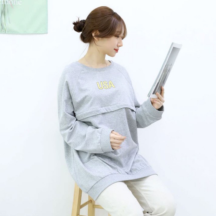 맨투맨 수유롱티 T822