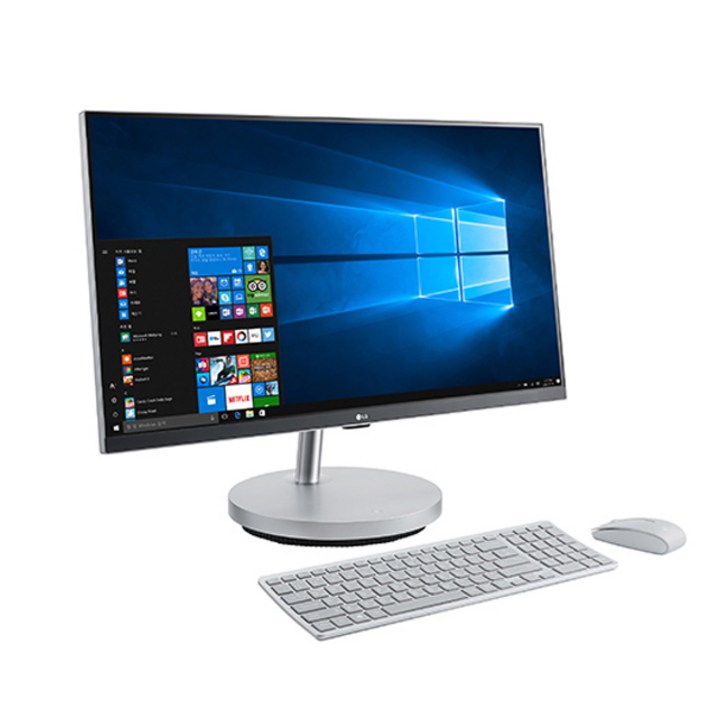 LG전자 일체형 PC 메탈릭실버 27V70N-GR36K (i3-10110U 68.5cm), WIN10 Home, RAM 8GB, NVMe 256GB