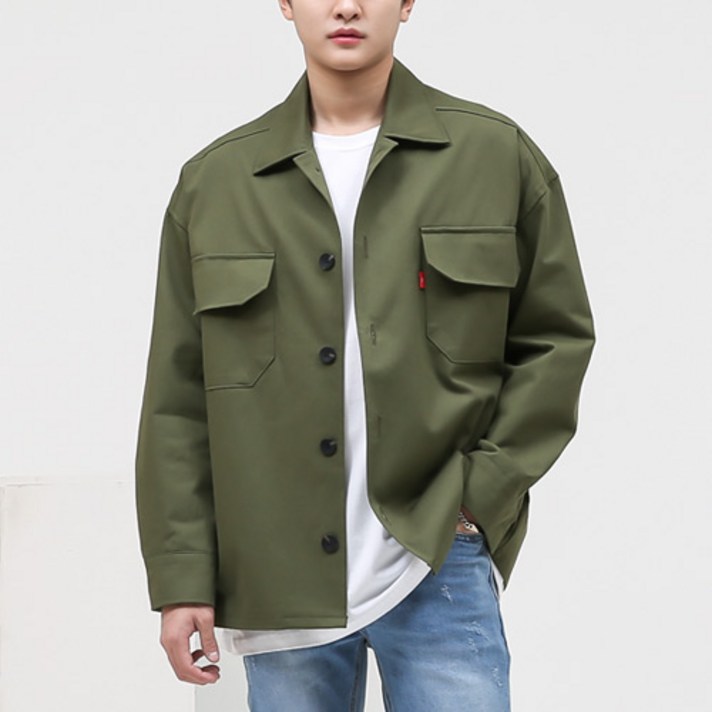 단군 남성용 라이트 빅포켓 면자켓