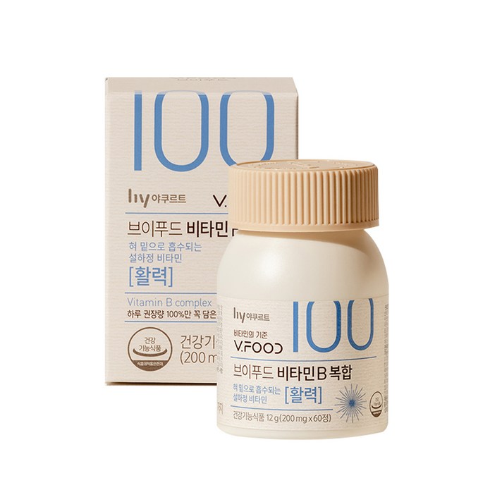 한국야쿠르트 브이푸드 비타민B 복합, 60정, 1개