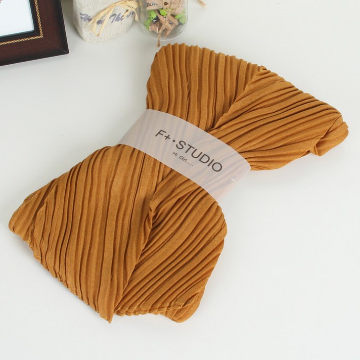 리프 주름 스카프 CNS008