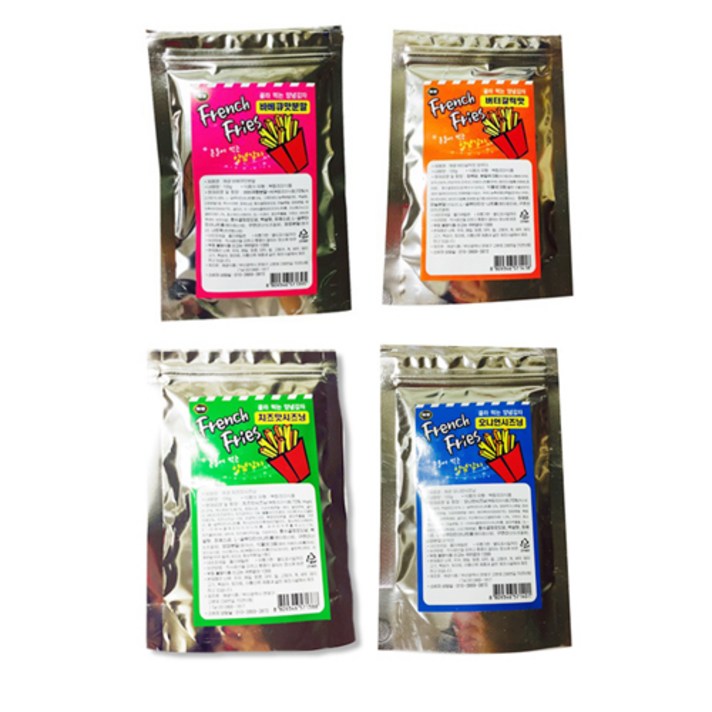 골라먹는재미 감자소스 바베큐맛 100g + 양파맛 100g + 치즈맛 100g + 버터갈릭맛 100g 세트, 1세트