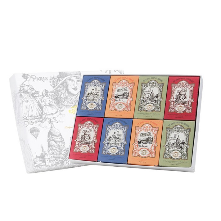 뱅네프생토노레 1779 사봉 파퓨메 비누 135g 4종 x 2p, 1세트