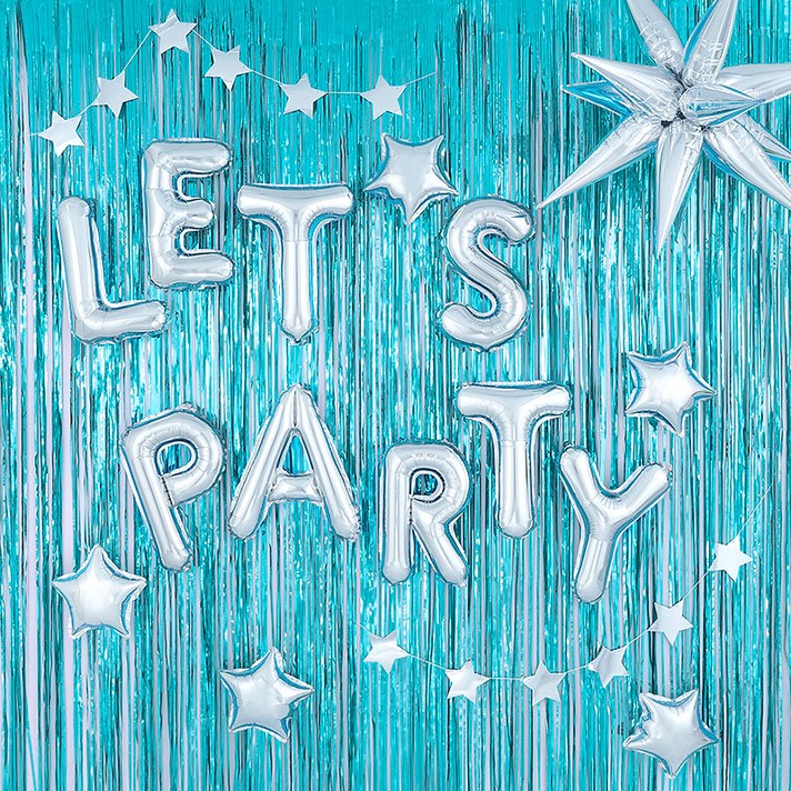 스타커튼 LET S PARTY 홈파티 장식 세트