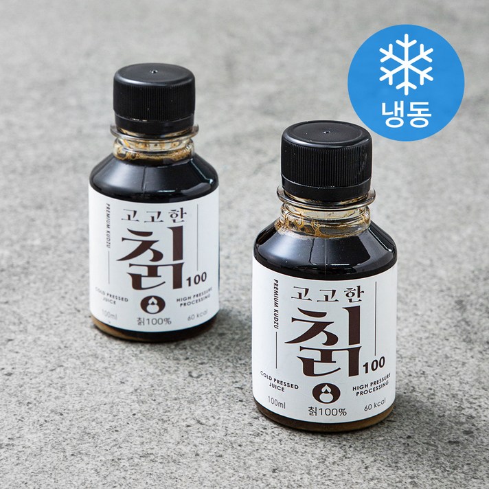 고고한 칡 100 주스 (냉동), 100ml, 2개