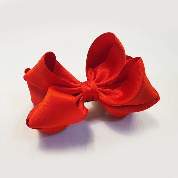 프라임리본 무광 이중 리본 집게핀