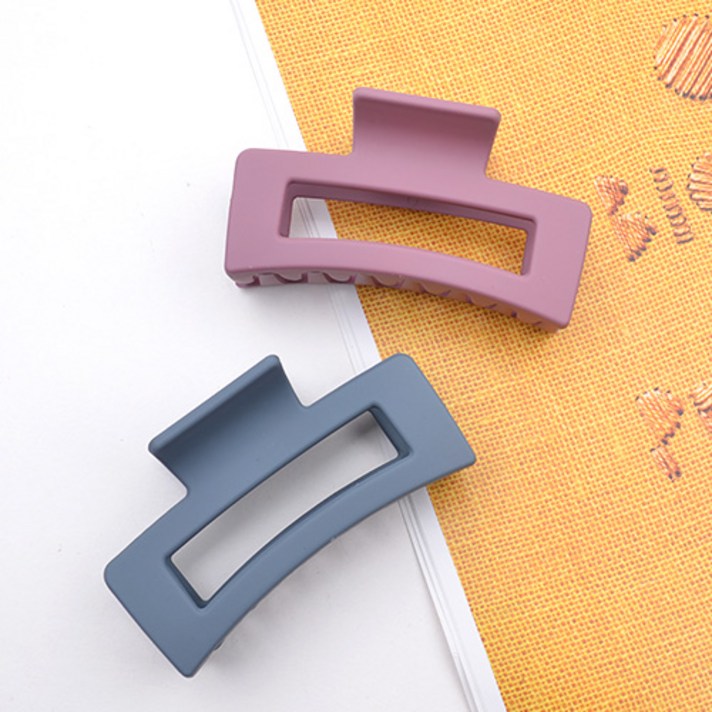 메르시밴드 무광사각 집게핀 2종세트