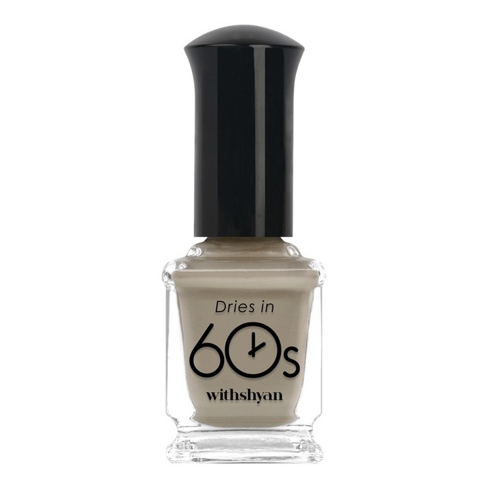 위드샨 60초 매니큐어 유광 9ml, M22 그레이 쉬폰, 1개