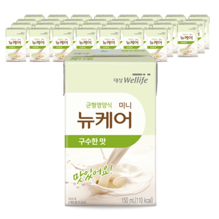 대상웰라이프 뉴케어 미니 구수한맛, 150ml, 32개
