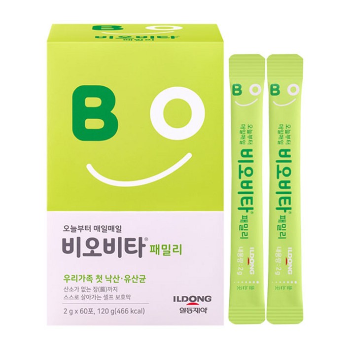 일동제약 비오비타 패밀리 낙산균 유산균 분말 스틱, 120g, 1개