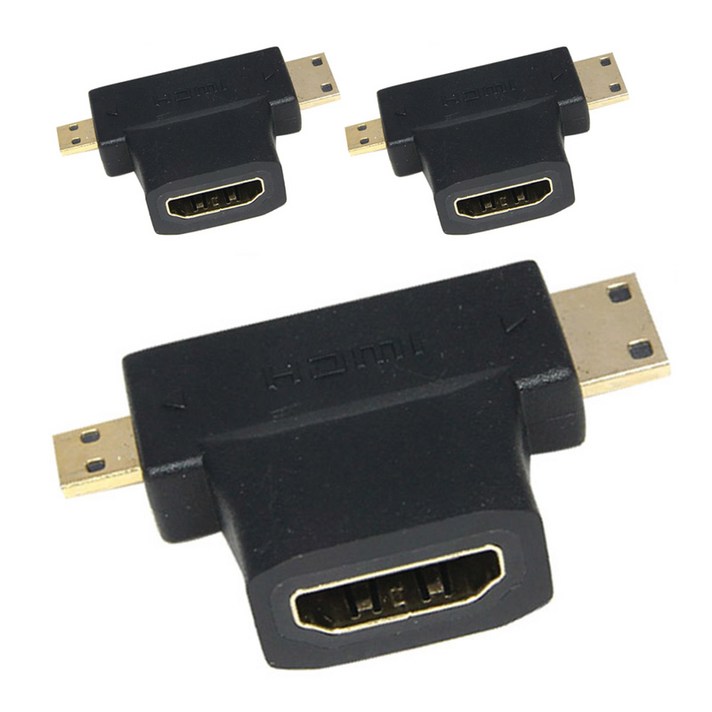 마하링크 HDmI to mINI or mICRO HDmI 젠더 3p, CP-1388