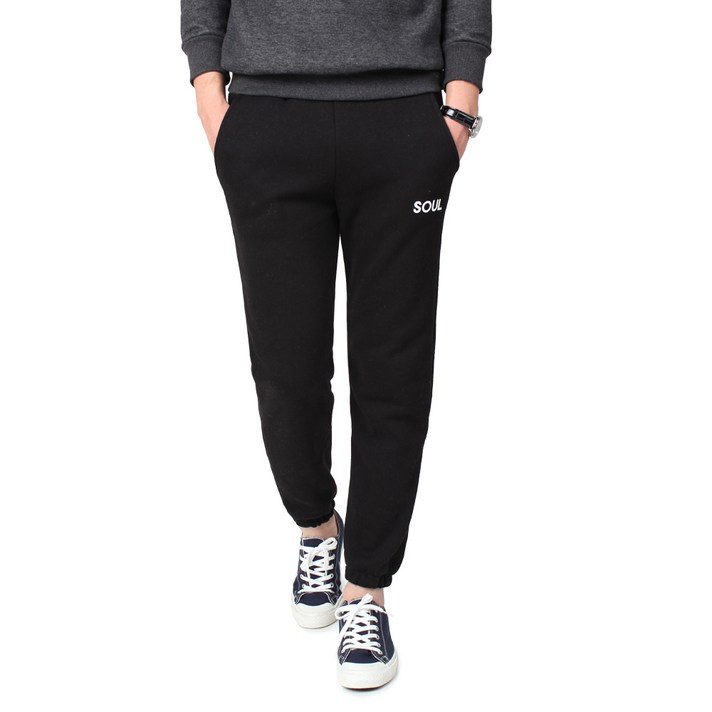 다꾸앙 남성용 리바이벌 기모 트레이닝바지 A12M15_pc0894