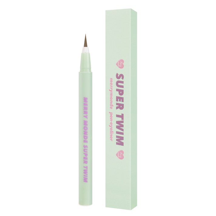 메리몽드 슈퍼트임 펜 아이라이너 0.5g, 03얼그레이라떼, 1개
