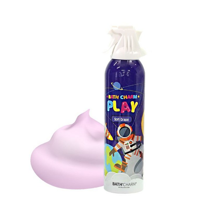 바스참 플레이 버블 클렌저 소프트 그레이프 향, 200ml, 1개