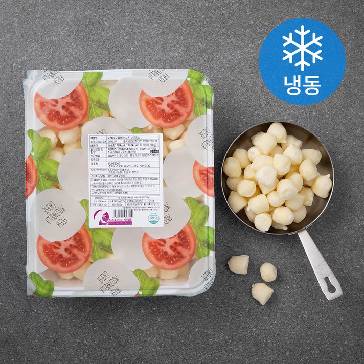 후레쉬 모짜렐라 치즈 보코치니, 1kg, 1팩