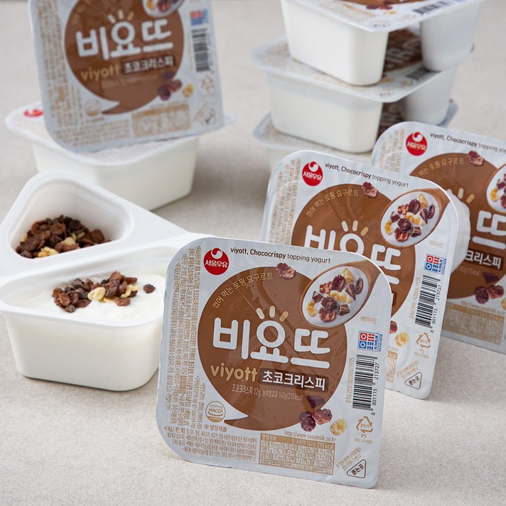 비요뜨 초코크리스피, 142g, 12개입
