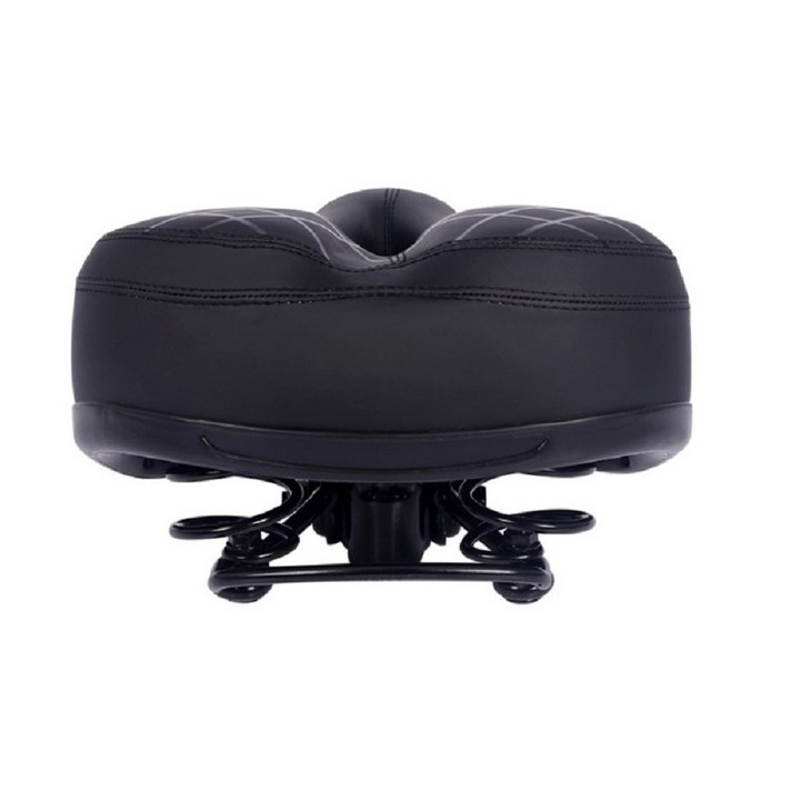 에코하이진 무통증 체크 자전거 안장 ECO, 검은바탕 체크무늬, 1개