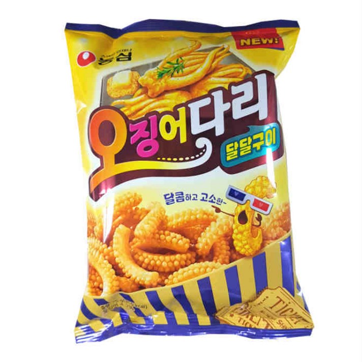 농심 오징어 다리 달달구이, 75g, 20개