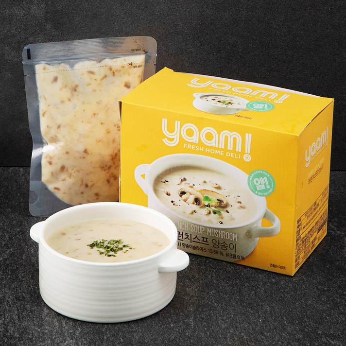 얌 브런치스프 양송이 5개입, 900g, 1개