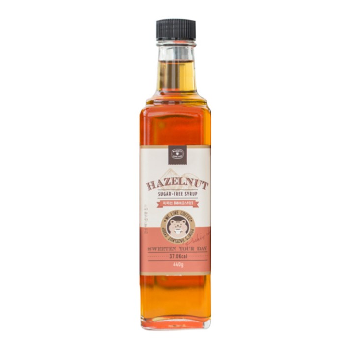 푹푹럽 헤이즐넛 시럽, 440g, 1개