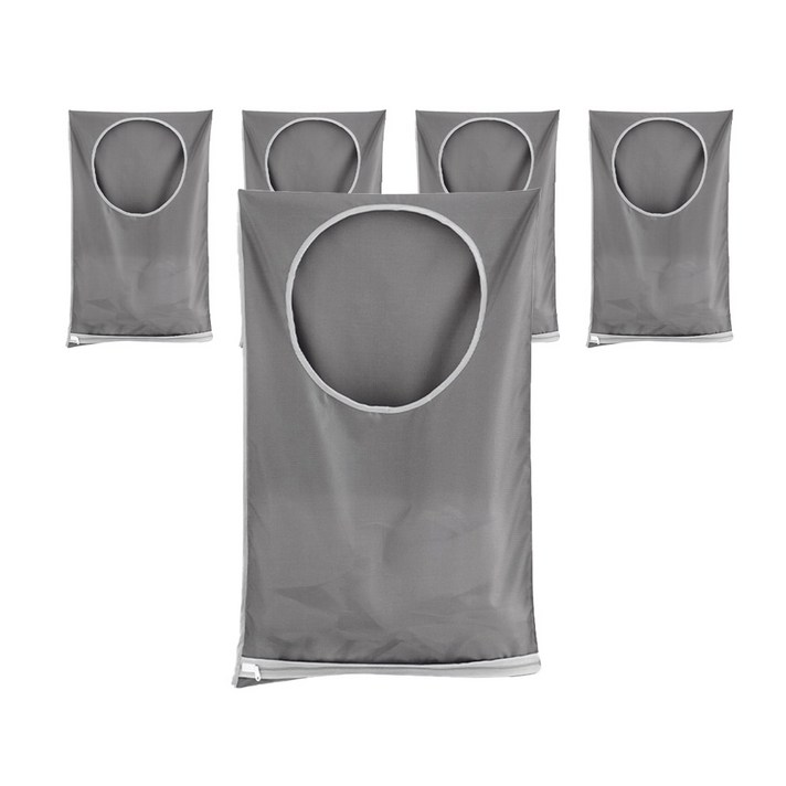 빌드온 욕실 수납 빨래수거함 기본형, 블랙, 5개