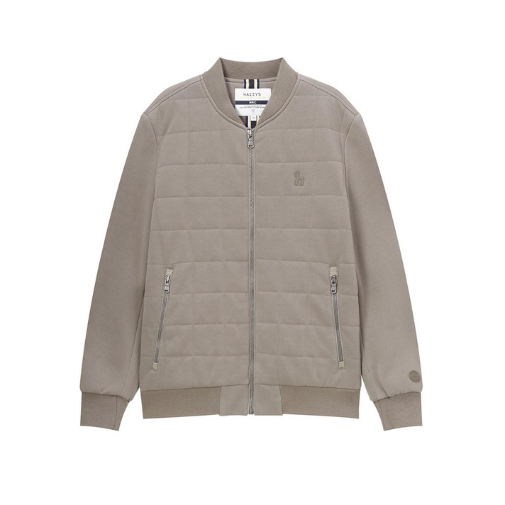 헤지스 남성용 HRC 저지 퀼팅 블루종 점퍼