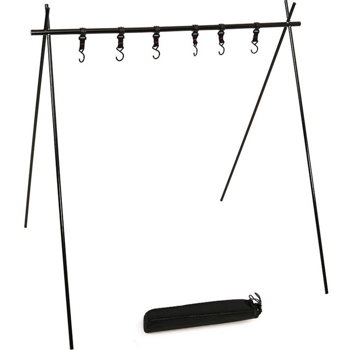 캠프빌리지 감성캠핑 접이식 인디언행어 대형  보관 가방 세트