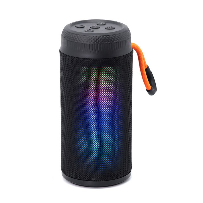 PLEIGO LED 패브릭 블루투스 스피커 BS15, BS15, 블랙
