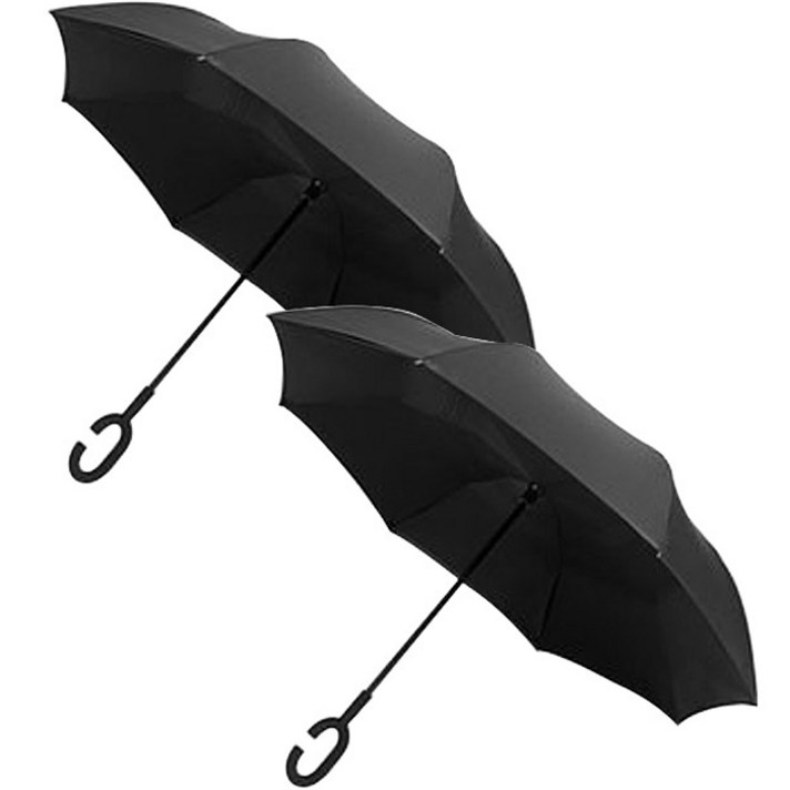 어반카 차량용 우산꽂이&우산세트, 2p, 블랙