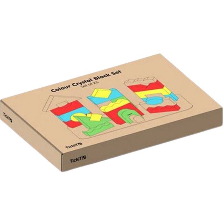 Tickit 크리스털 블록 세트 72606, 혼합색상
