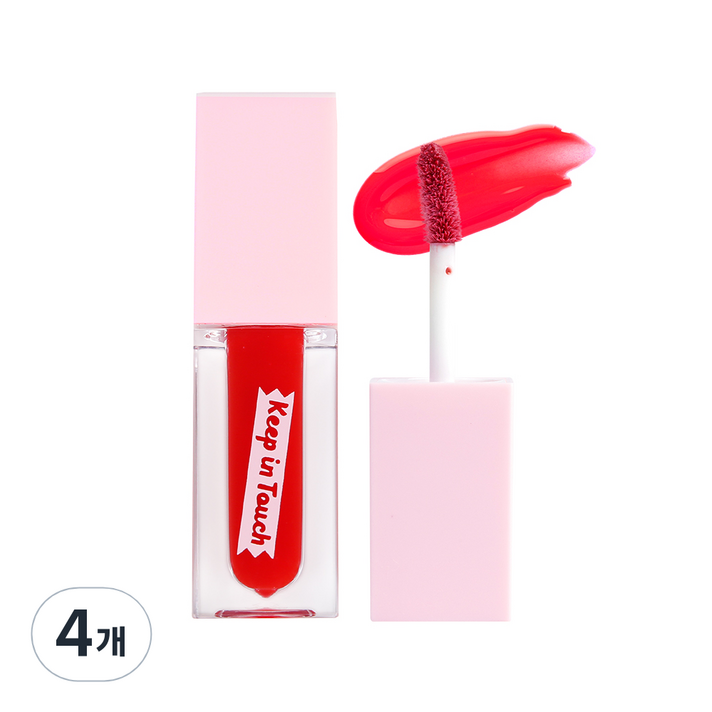 키핀터치 젤리 립 플럼퍼 틴트 3.5g, 샹그리아, 4개