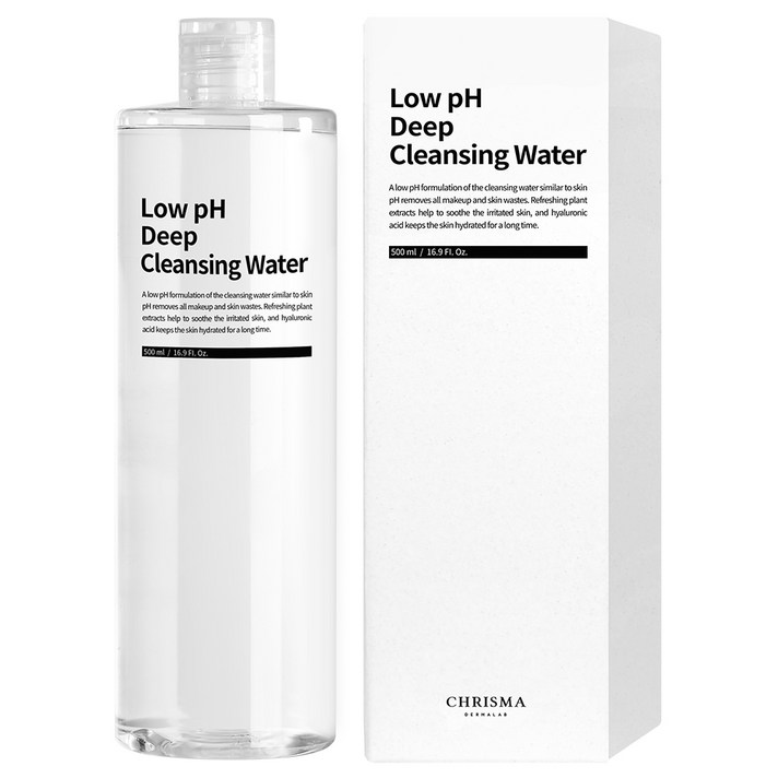 크리스마 더마랩 약산성 딥 클렌징 워터, 500ml, 1개