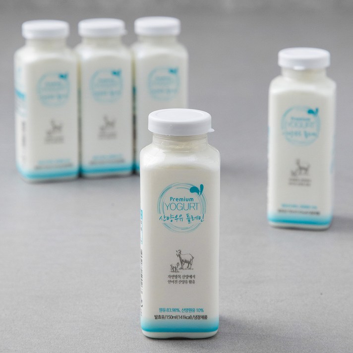 이담 산양우유 플레인 요구르트, 150ml, 5개