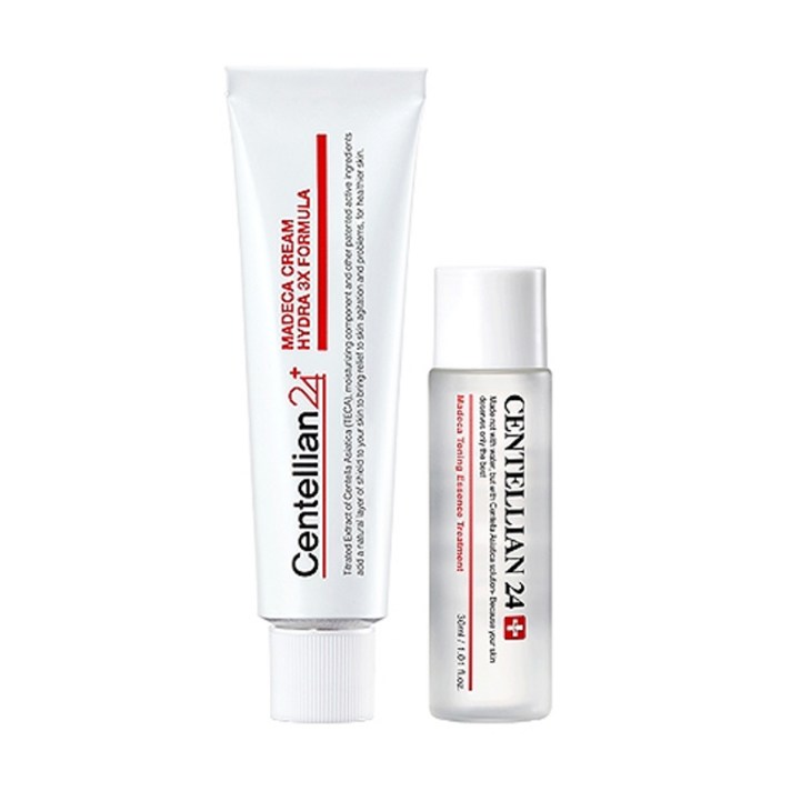 센텔리안24 마데카 크림 하이드라 3X 포뮬러 50ml + 토닝 에센스 트리트먼트 30ml, 1세트