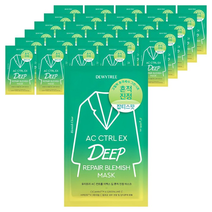 듀이트리 AC 딥 흔적 진정 마스크, 1개입, 40개